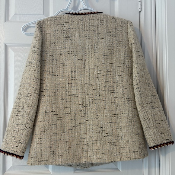 SOLD Zara tweed knit blazer jacket - Picture 5 of 6